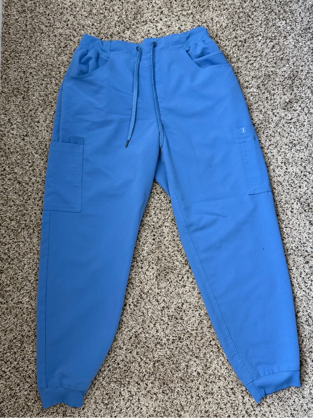 Jaanuu Men's Jogger Scrub Pants - Blue